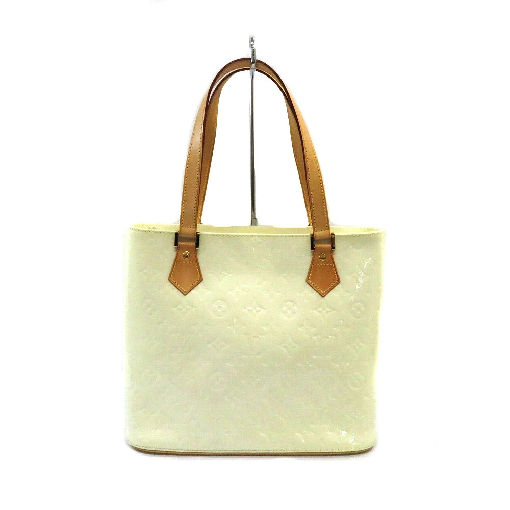 Louis Vuitton Houston Monogram Vernis White Perle Watch